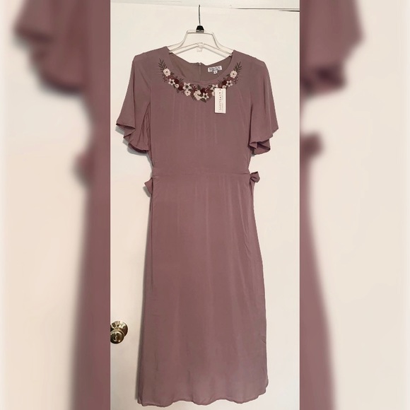 Sweet Salt women’s size small mauve purple “Lacey Dress” A-line - Picture 5 of 10